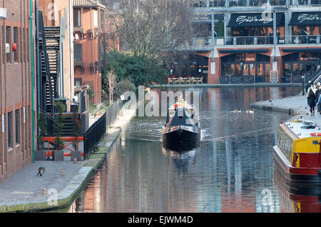 Vieux Canal de Birmingham, Birmingham, Angleterre Banque D'Images