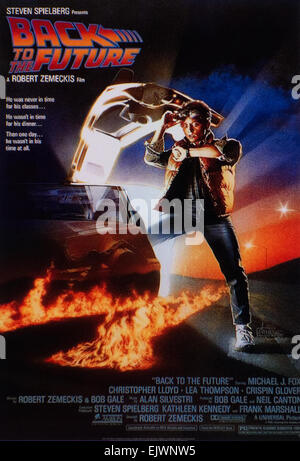 'BACK TO THE FUTURE' Film 1985 Banque D'Images