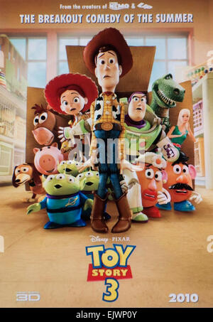 'Toy Story 3' affiche de film Banque D'Images