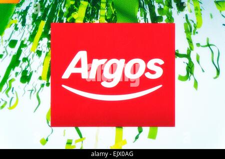 Logo d’Argos. Banque D'Images