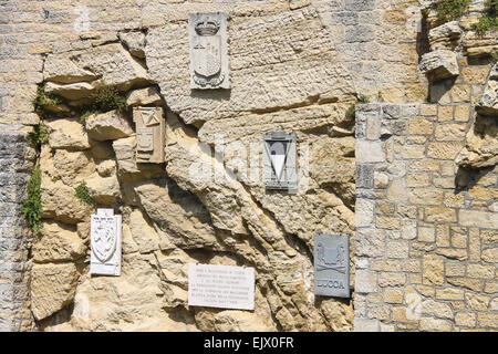 Saint-marin. San marino - août 08, 2014 : Cava dei balestrieri - carrière d'Arbalétriers à Saint-Marin. La république de Saint-Marin Banque D'Images