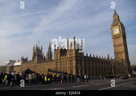 Le tournage de 'Mission Impossible 5' dans le centre de Londres comprend : Atmosphère Où : London, Royaume-Uni Quand : 28 mai 2014 Banque D'Images