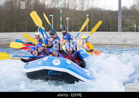 Lee Valley White Water Centre Banque D'Images