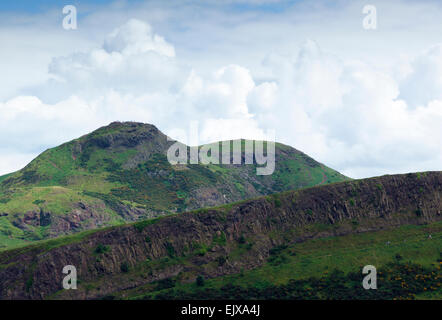 Arthurs Seat et Salisbury Crags Edinburgh Scotland United Kingdom Banque D'Images