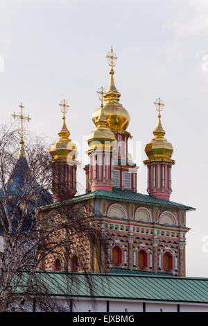 Monastère de Serguiev Posad en Russie. Il a été construit au 14ème siècle Banque D'Images