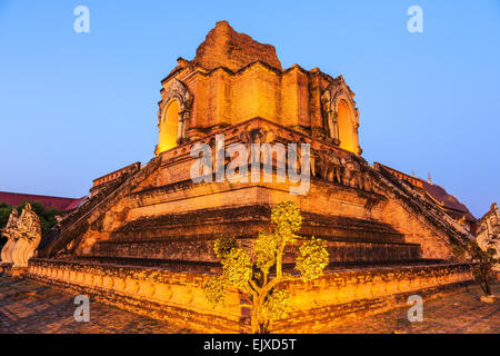 Wat Chedi Luang. Chiang Mai, Thaïlande Banque D'Images