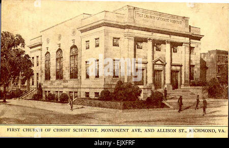 Première Église du Christ Scientist, Monument Ave et Allison, St Banque D'Images