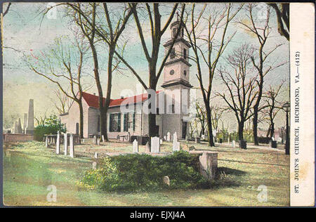 L'église Saint John's, Richmond, VA Banque D'Images