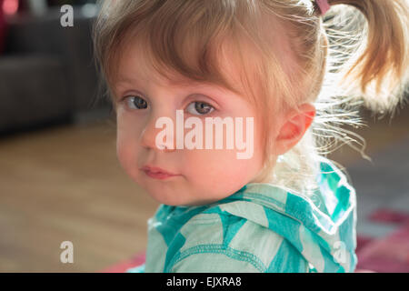 Portrait d'une petite fille Banque D'Images