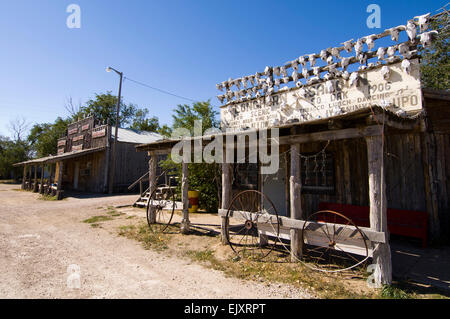 Longhorn Saloon, Scenic, Dakota du Sud, USA. Banque D'Images