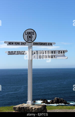 Land's End, Cornwall, UK Banque D'Images