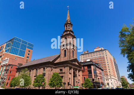 Boston Arlington Street Church in Massachusetts USA Banque D'Images