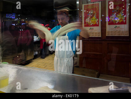 La cuisine asiatique de New World Shopping Centre Flushing Queens NY Banque D'Images