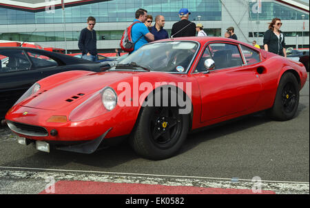 Rouge Ferrari Dino 246GT Banque D'Images