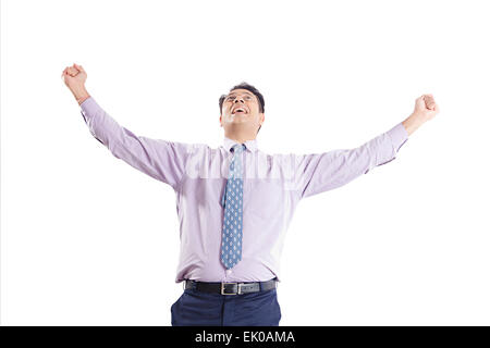 1 homme d'affaires indien profitez Banque D'Images