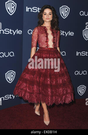 La Warner Bros. et InStyle 2014 71e Golden Globe Awards annuels après-travail à l'hôtel Beverly Hilton comprend : Crystal Reed Où : Los Angeles, California, United States Quand : 12 Jan 2014 Banque D'Images