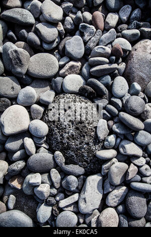 En formations de roche, 05960 L'Islande sur la péninsule de Snæfellsnes. Banque D'Images