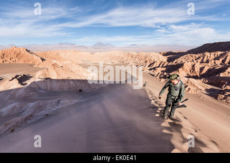 À la Vallée de la mort, San Pedro de Atacama, Chili, Amérique du Sud Banque D'Images