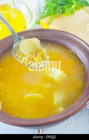 Soupe fraîche Banque D'Images