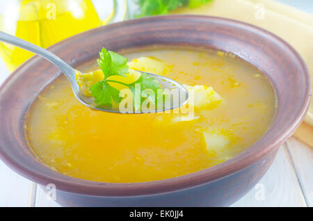 Soupe fraîche Banque D'Images