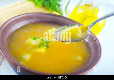 Soupe fraîche Banque D'Images