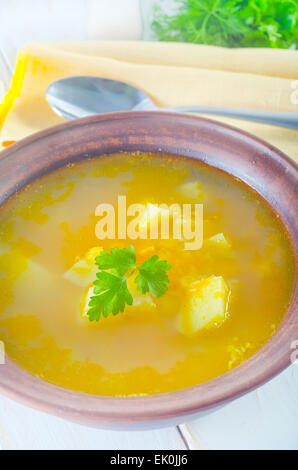 Soupe fraîche Banque D'Images