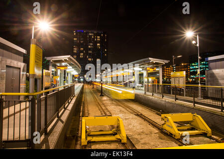 La station de métro de Media City, Manchester Banque D'Images