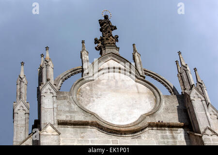 L'église de l'Assomption de Notre-Dame, Sedlec, Kutna Hora, ville de l'UNESCO, République Tchèque Banque D'Images