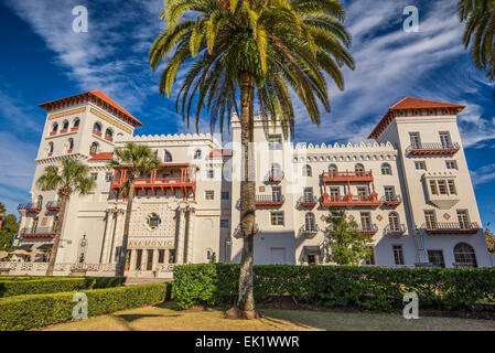 Casa Monica Hotel à saint Augustin. Ouvert en 1888, c'est l'un des plus anciens hôtels de la United States Banque D'Images