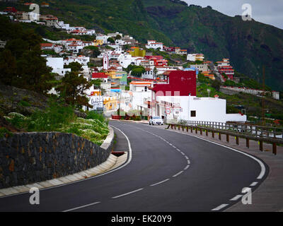 Inscrivez-vous sur la circulation de l'île de Tenerife Îles Canaries Espagne Banque D'Images