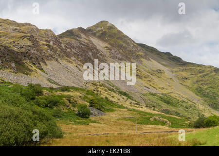 Dans la vallée de montagne Cnicht, Croesor Snowdonia Banque D'Images