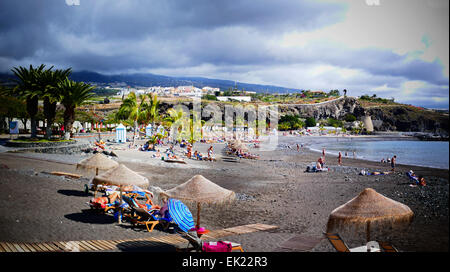 Plage de San Juan Island Tenerife Îles Canaries Espagne Banque D'Images