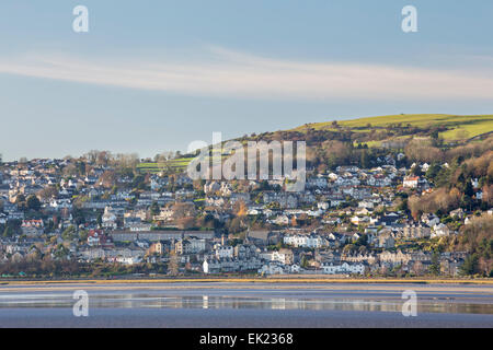 Grange Over Sands, Cumbria. Banque D'Images