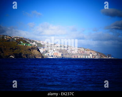 Plage de la côte sud de l'île de Tenerife Îles Canaries Espagne Banque D'Images