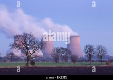 Drax powerstation, Yorkshire du Nord. Banque D'Images