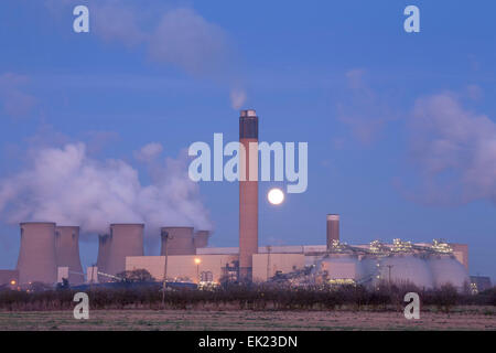 Drax powerstation, Yorkshire du Nord. Banque D'Images