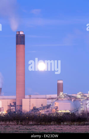 Drax powerstation, Yorkshire du Nord. Banque D'Images