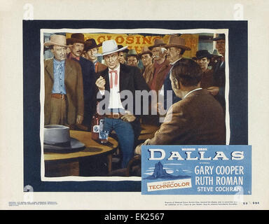 Dallas - 1950 - L'affiche de film Banque D'Images