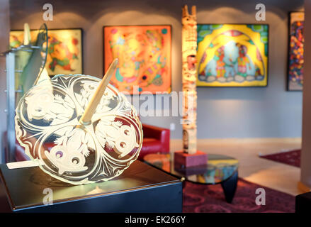 Galerie Eagle Spirit, Granville Island, Vancouver, Canada Banque D'Images