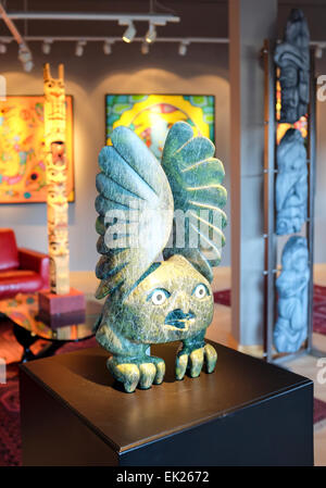 Galerie Eagle Spirit, Granville Island, Vancouver, Canada Banque D'Images