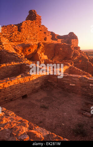 Wupatki ruines, indiens Anasazi, Wupatki National Monument, Arizona Banque D'Images