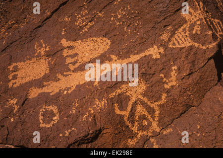 Petroglyph, monument national Petroglyph, près de Albuquerque, Nouveau Mexique Banque D'Images