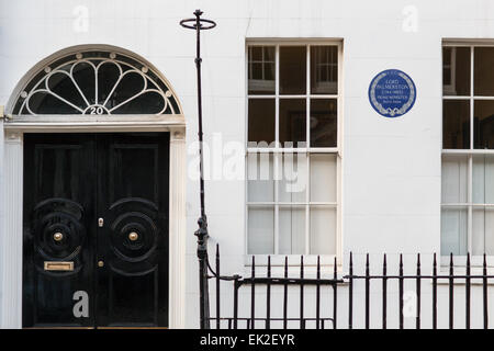 Lieu de naissance de Lord Palmerston, Queen Anne's Gate, Londres Banque D'Images