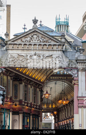 Leadenhall Market, City of London Banque D'Images