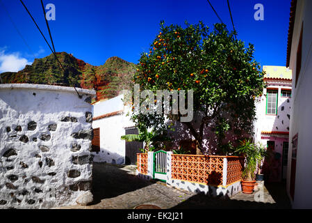 Agulo village l'île de La Gomera Canaries Espagne Banque D'Images