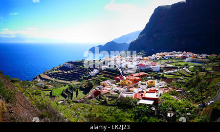 Agulo village l'île de La Gomera Canaries Espagne Banque D'Images