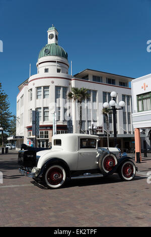 Style Art déco à Napier, Hawkes Bay, Nouvelle-Zélande Banque D'Images