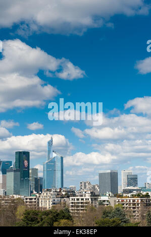 France, Paris, vue de la défense de la Fondation Louis Vuitton Banque D'Images