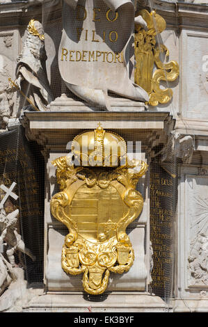 La colonne de la peste monument commémoratif , Vienne, Autriche. Banque D'Images