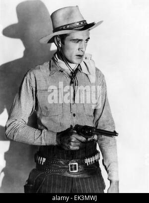 Gary Cooper, Portrait publicitaire, sur-ensemble du film 'The Virginian' 1929 Banque D'Images